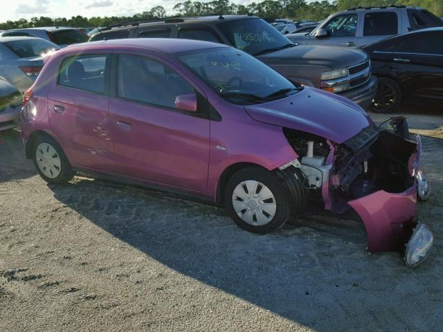 ML32A3HJ8FH057967 - 2015 MITSUBISHI MIRAGE DE PINK photo 1