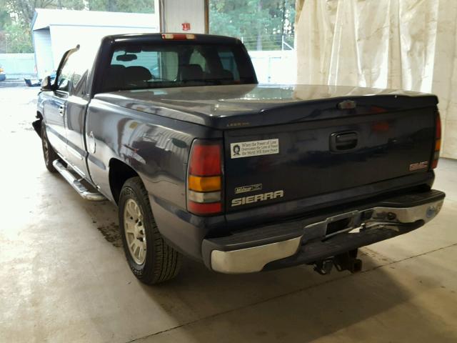 1GTEC19T25Z198650 - 2005 GMC NEW SIERRA BLUE photo 3