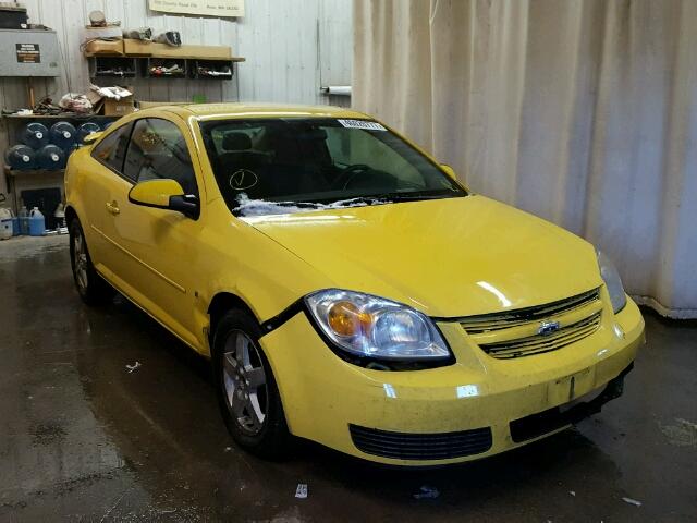 1G1AL15F077214642 - 2007 CHEVROLET COBALT LT YELLOW photo 1