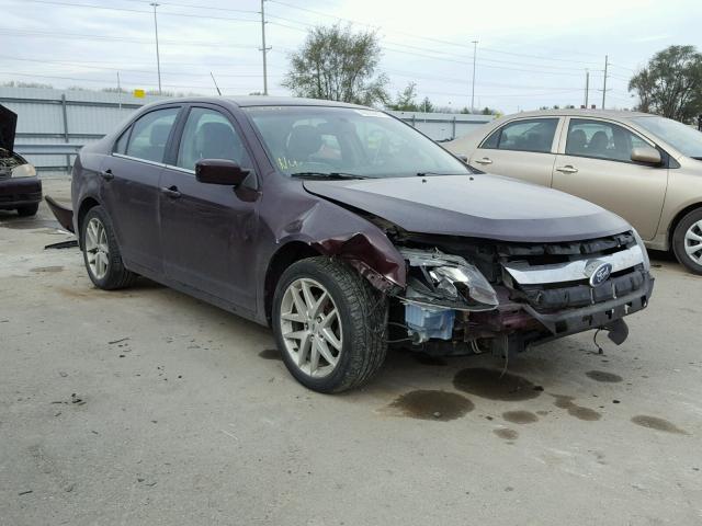 3FAHP0JA8BR252805 - 2011 FORD FUSION SEL BURGUNDY photo 1