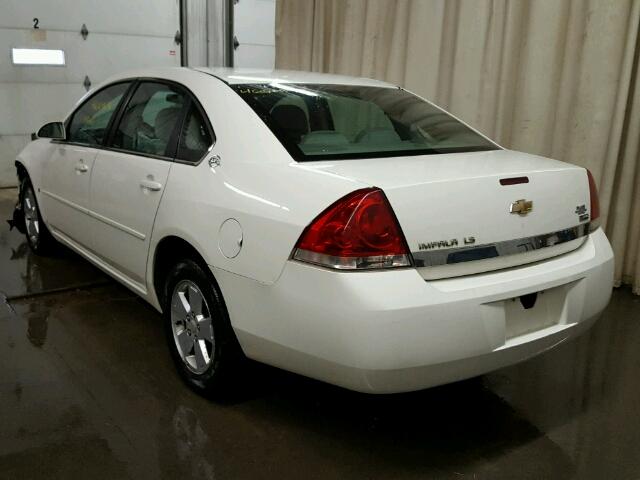 2G1WB58K989184355 - 2008 CHEVROLET IMPALA LS WHITE photo 3