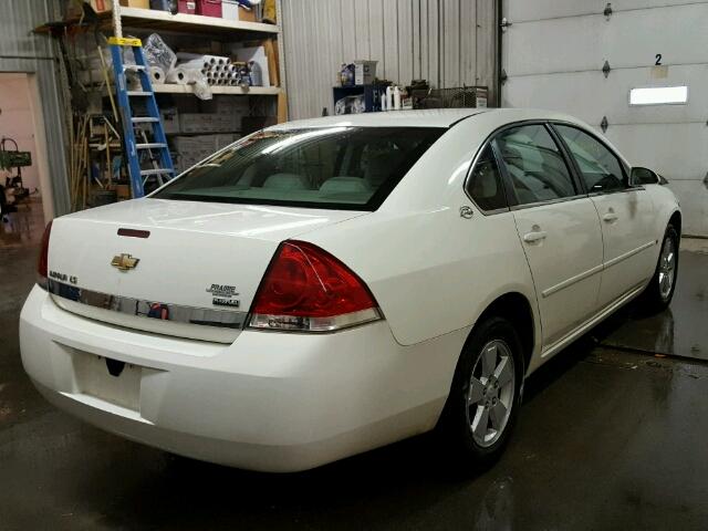 2G1WB58K989184355 - 2008 CHEVROLET IMPALA LS WHITE photo 4