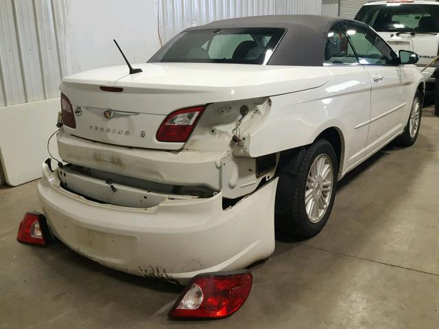 1C3LC45K78N572899 - 2008 CHRYSLER SEBRING WHITE photo 4