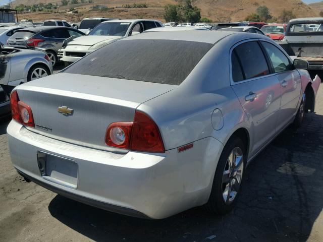 1G1ZC5EB3AF154232 - 2010 CHEVROLET MALIBU 1LT SILVER photo 4