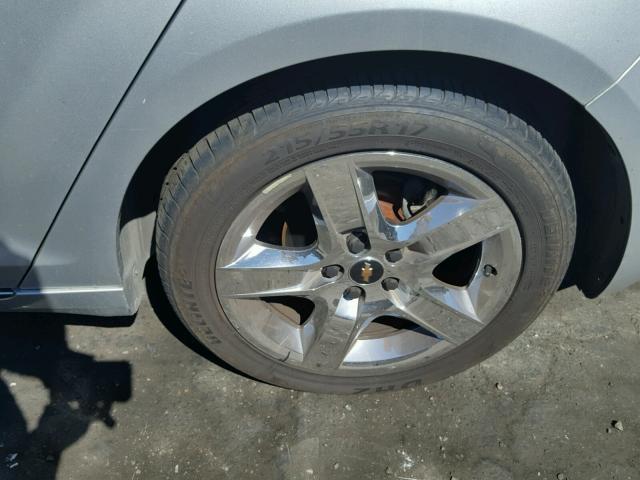 1G1ZC5EB3AF154232 - 2010 CHEVROLET MALIBU 1LT SILVER photo 9