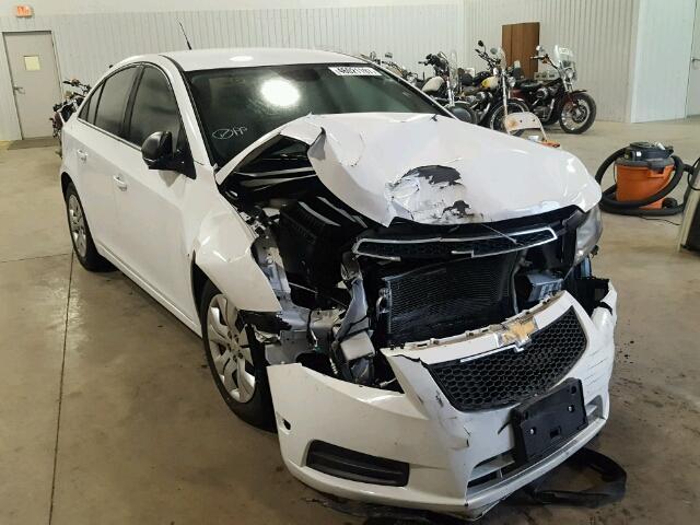 1G1PC5SH8C7364578 - 2012 CHEVROLET CRUZE LS WHITE photo 1