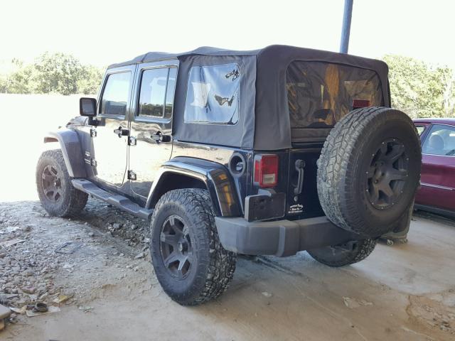 1J8GA59137L138654 - 2007 JEEP WRANGLER S Սև լուսանկար 3