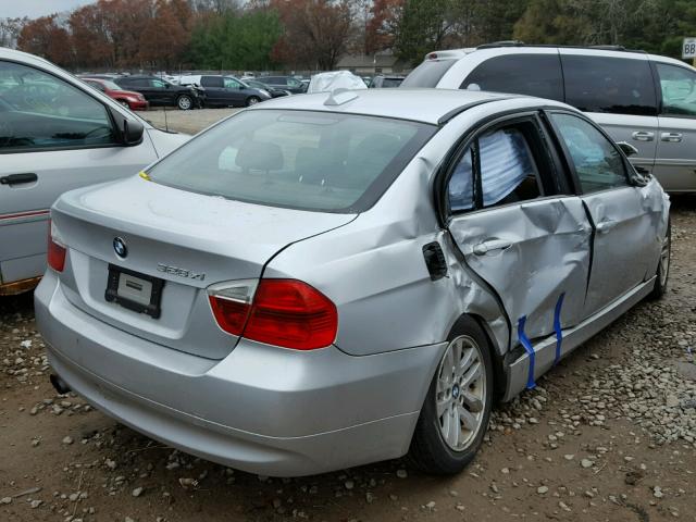 WBAVC93577KX53626 - 2007 BMW 328 XI SILVER photo 4