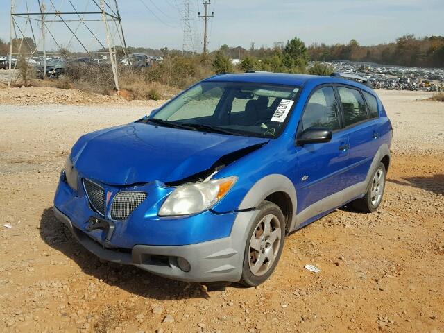 5Y2SL65888Z405922 - 2008 PONTIAC VIBE BLUE photo 2