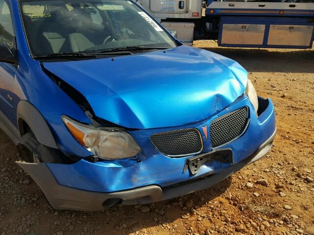 5Y2SL65888Z405922 - 2008 PONTIAC VIBE BLUE photo 9