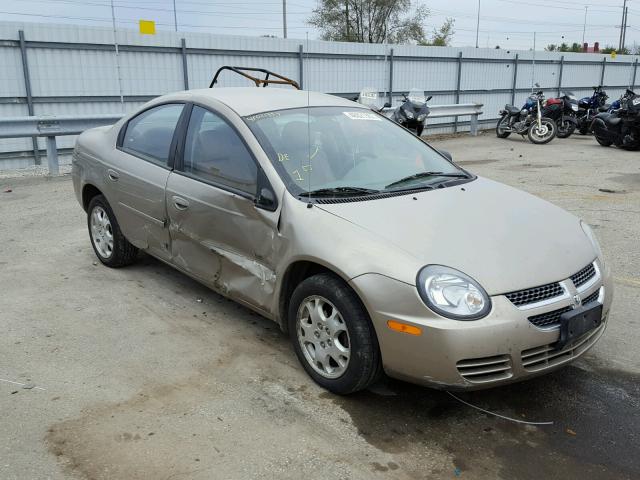 1B3ES56CX3D171769 - 2003 DODGE NEON SXT GOLD photo 1