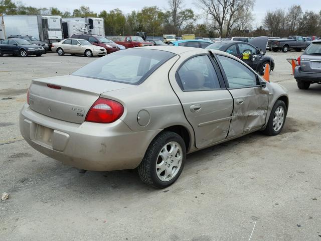 1B3ES56CX3D171769 - 2003 DODGE NEON SXT GOLD photo 4