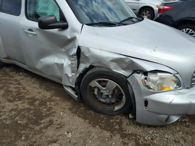 3GNCA33B49S527139 - 2009 CHEVROLET HHR LS ვერცხლისფერი ფოტო 9