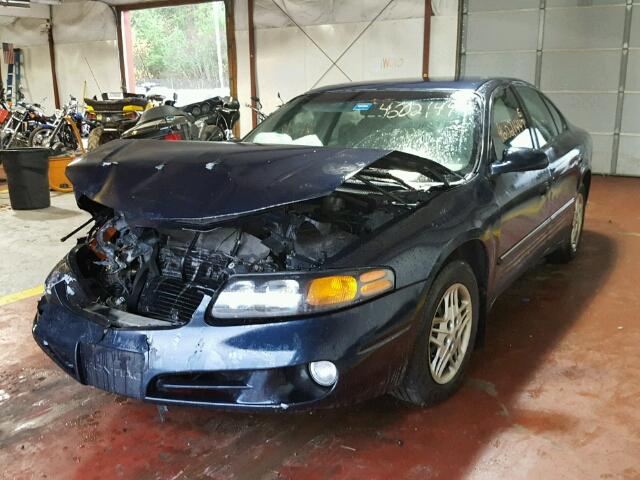 1G2HX52K74U263759 - 2004 PONTIAC BONNEVILLE BLUE photo 2