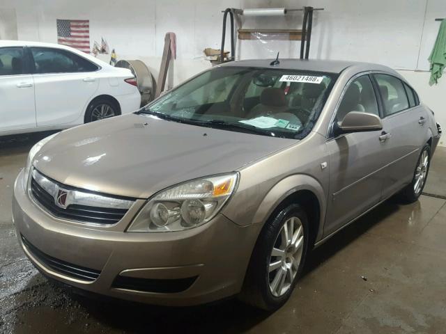 1G8ZS57N07F134086 - 2007 SATURN AURA XE TAN photo 2