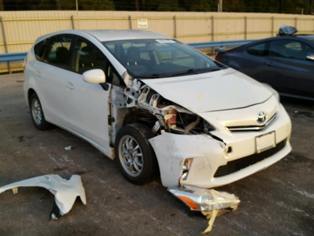 JTDZN3EU0C3018376 - 2012 TOYOTA PRIUS V WHITE photo 1