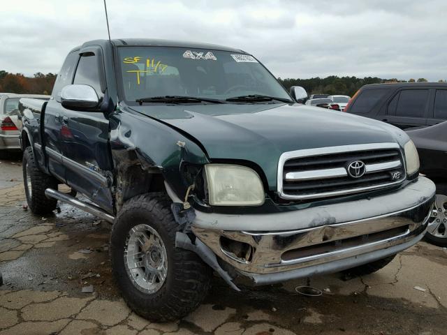 5TBBT441X2S291366 - 2002 TOYOTA TUNDRA ACC GREEN photo 1