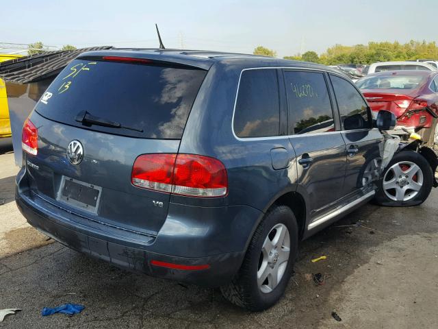 WVGZG77L36D005802 - 2006 VOLKSWAGEN TOUAREG 3. GRAY photo 4