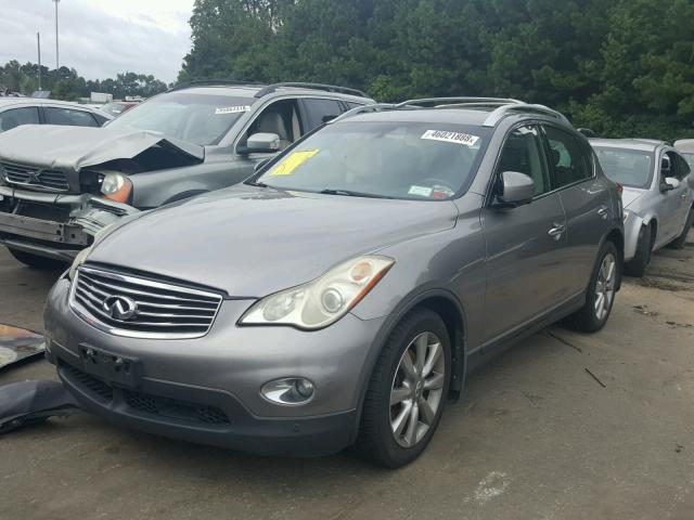 JNKAJ09F48M360240 - 2008 INFINITI EX35 BASE GRAY photo 2