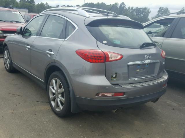 JNKAJ09F48M360240 - 2008 INFINITI EX35 BASE GRAY photo 3