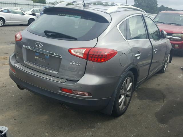 JNKAJ09F48M360240 - 2008 INFINITI EX35 BASE GRAY photo 4