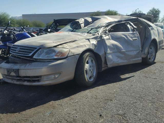 4T1BF28B73U295311 - 2003 TOYOTA AVALON XL TAN photo 2