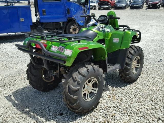 4UF09ATVX9T214114 - 2009 ARCTIC CAT ATV GREEN photo 4