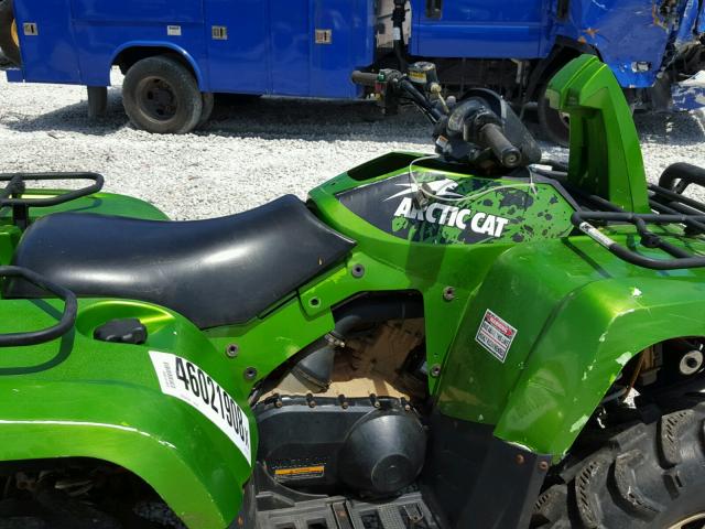 4UF09ATVX9T214114 - 2009 ARCTIC CAT ATV GREEN photo 5