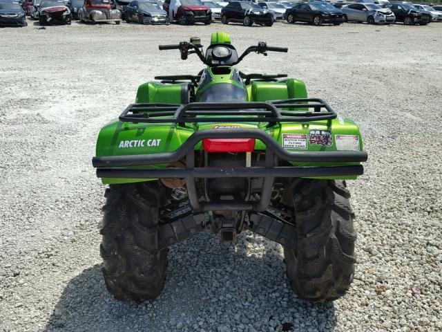 4UF09ATVX9T214114 - 2009 ARCTIC CAT ATV GREEN photo 6