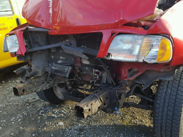 1FTRF18W83NA29287 - 2003 FORD F150 RED photo 9