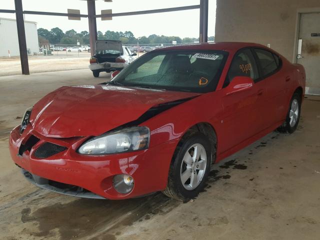 2G2WP552371150278 - 2007 PONTIAC GRAND PRIX RED photo 2