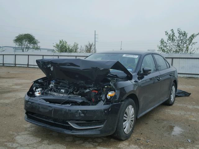 1VWAT7A37FC041095 - 2015 VOLKSWAGEN PASSAT S შავი ფოტო 2