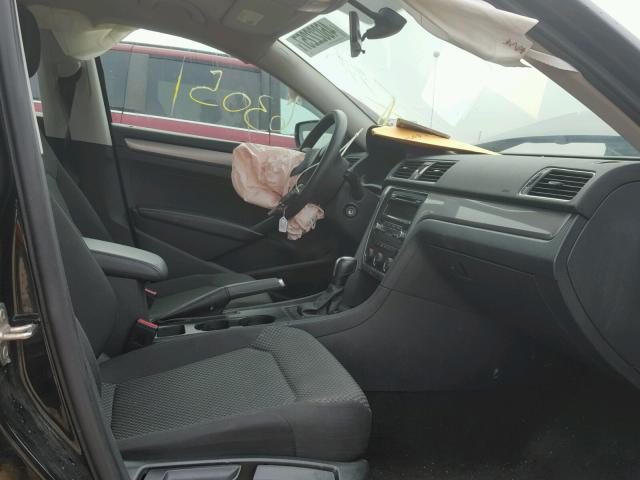 1VWAT7A37FC041095 - 2015 VOLKSWAGEN PASSAT S შავი ფოტო 5