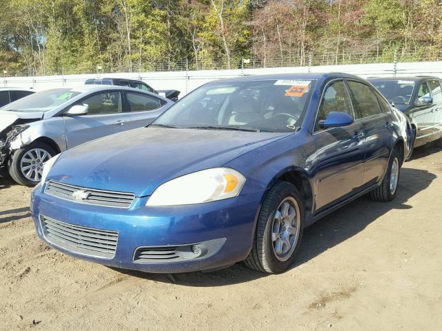 2G1WC581869213507 - 2006 CHEVROLET IMPALA LT BLUE photo 2