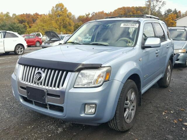 4M2CU97178KJ39458 - 2008 MERCURY MARINER PR BLUE photo 2