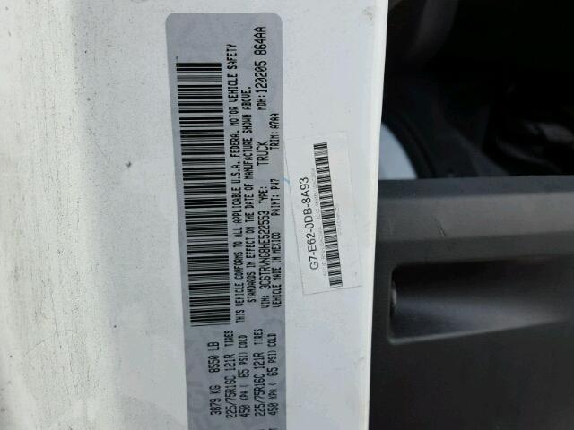 3C6TRVNG8HE522553 - 2017 RAM PROMASTER 白色 照片 10