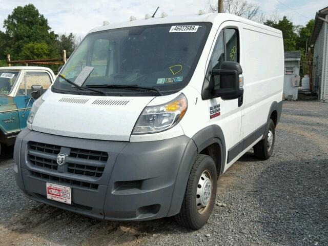 3C6TRVNG8HE522553 - 2017 RAM PROMASTER WHITE photo 2