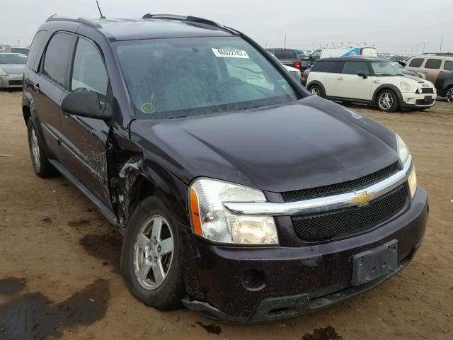 2CNDL73F276042345 - 2007 CHEVROLET EQUINOX LT PURPLE photo 1