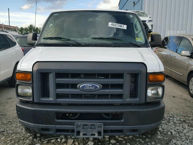 1FTSS3EL0BDA58306 - 2011 FORD ECONOLINE WHITE photo 9