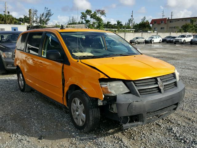 2D4RN4DE2AR477979 - 2010 DODGE CARAVAN YELLOW photo 1