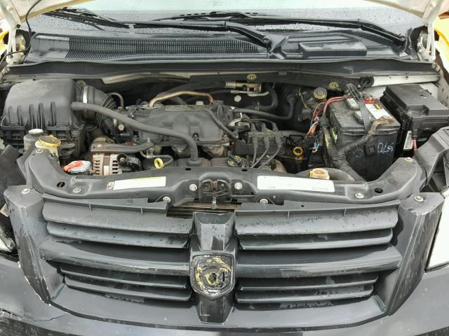 2D4RN4DE2AR477979 - 2010 DODGE CARAVAN YELLOW photo 7