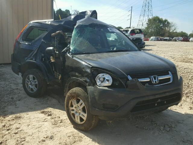 SHSRD78844U258536 - 2004 HONDA CR-V EX BLACK photo 1