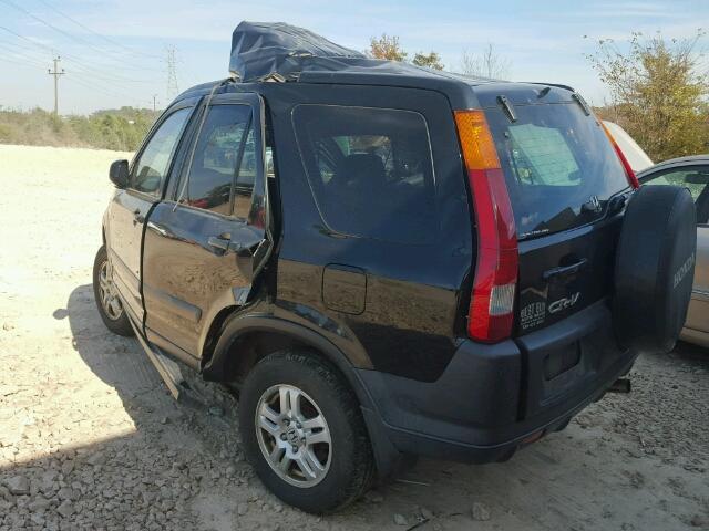 SHSRD78844U258536 - 2004 HONDA CR-V EX BLACK photo 3