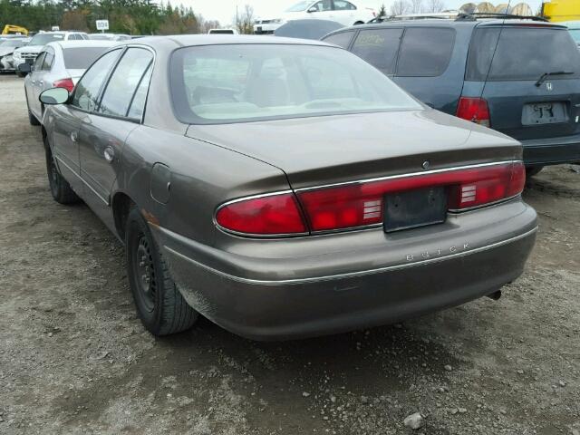 2G4WS52J221130372 - 2002 BUICK CENTURY CU BROWN photo 3