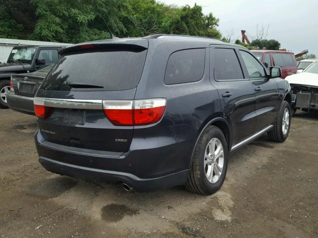 1C4RDHDG9CC247506 - 2012 DODGE DURANGO CR BLACK photo 4