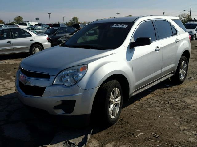 2GNALBEK0C1170828 - 2012 CHEVROLET EQUINOX LS SILVER photo 2