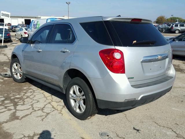 2GNALBEK0C1170828 - 2012 CHEVROLET EQUINOX LS SILVER photo 3