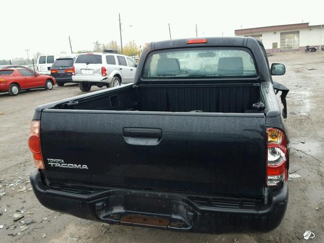 5TENX22N18Z522461 - 2008 TOYOTA TACOMA BLACK photo 6