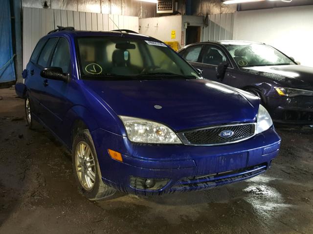 1FAHP36N66W118553 - 2006 FORD FOCUS ZXW BLUE photo 1