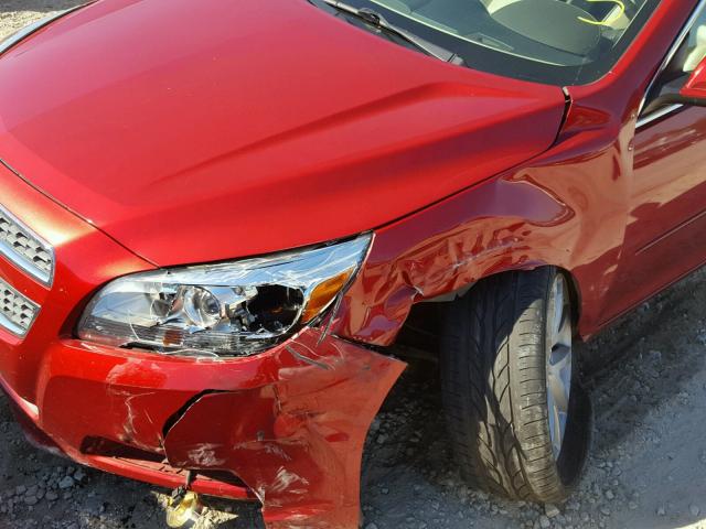 1G11G5SX8DF222949 - 2013 CHEVROLET MALIBU 3LT 勃艮第红 照片 9